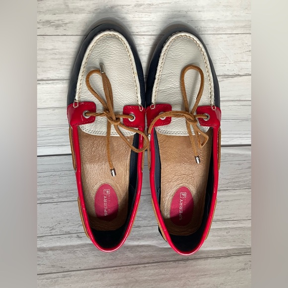 SPERRY Top-Sider Leather Driving Shoes Women. Size 10 M - Picture 2 of 9